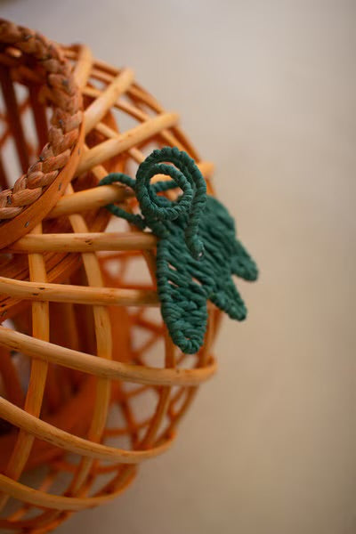 Kalalou Willow Pumpkin Lanterns