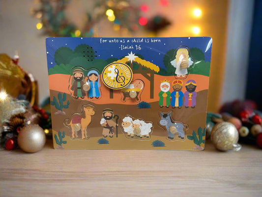 MUD PIE NATIVITY SOUND PUZZLE
