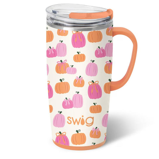 Swig Life Pumpkins And Bows Travel Mug 22oz