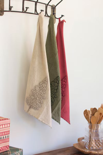 Kalalou Christmas Tree Kitchen Towels