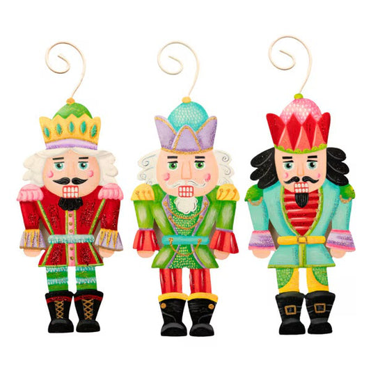 The Round Top Collection Merry & Bright Nutcracker Ornaments