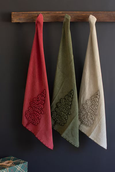 Kalalou Christmas Tree Kitchen Towels