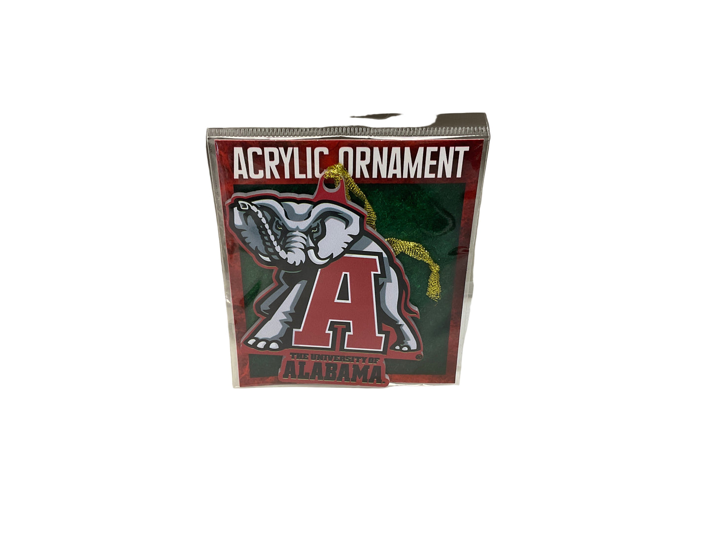 Alabama Elephant Mascot Acrylic Ornament