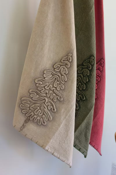 Kalalou Christmas Tree Kitchen Towels