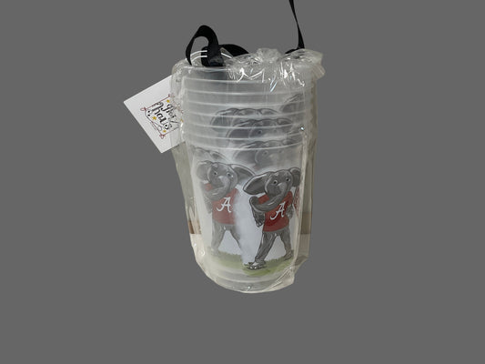 Glory Haus Alabama Mascot Frosted Cups