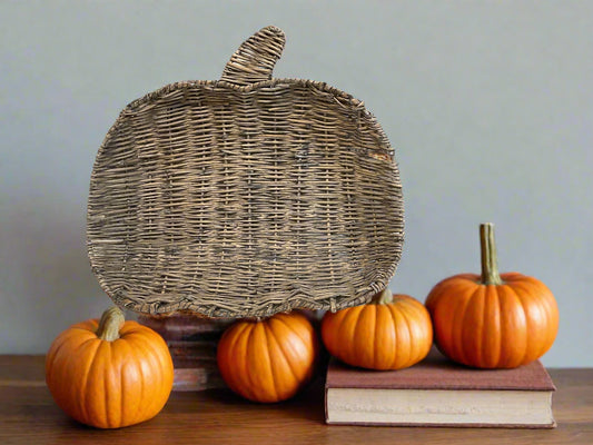 Pd Home Pumpkin Shaped Basket-Medium
