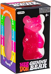 Schylling NeeDoh Gummy Bear - Sensory Fidget Toy