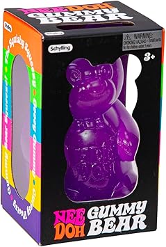 Schylling NeeDoh Gummy Bear - Sensory Fidget Toy