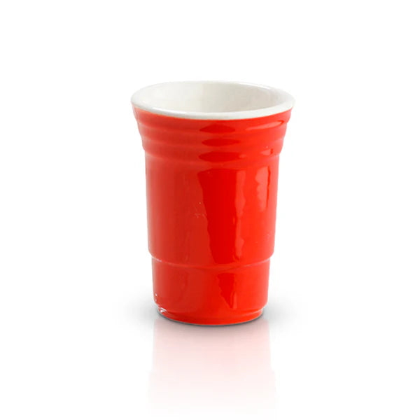 nora fleming fill me up mini (Red Solo Cup)