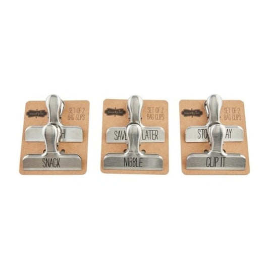 MUD PIE Metal Bag Clips