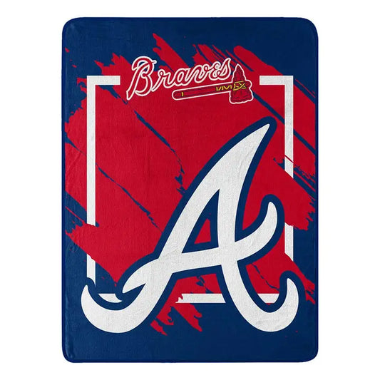 MLB Atlanta Braves Micro Raschel Throw Blanket