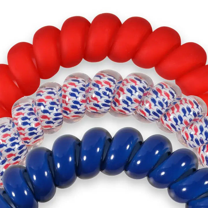 Teleties Sea To Shining Sea Large Hair Ties
