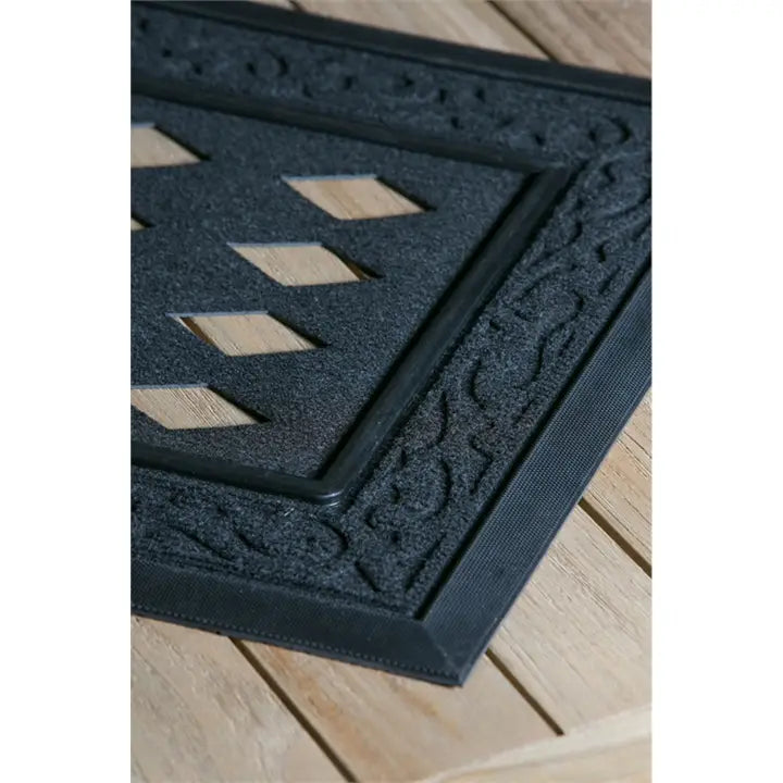 Evergreen Enterprises Black Scroll Sassafras Mat Tray