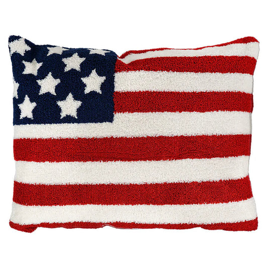 Gerson Companies Fabric Americana Flag Pillow