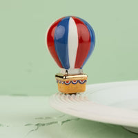 nora fleming red, white, and balloon