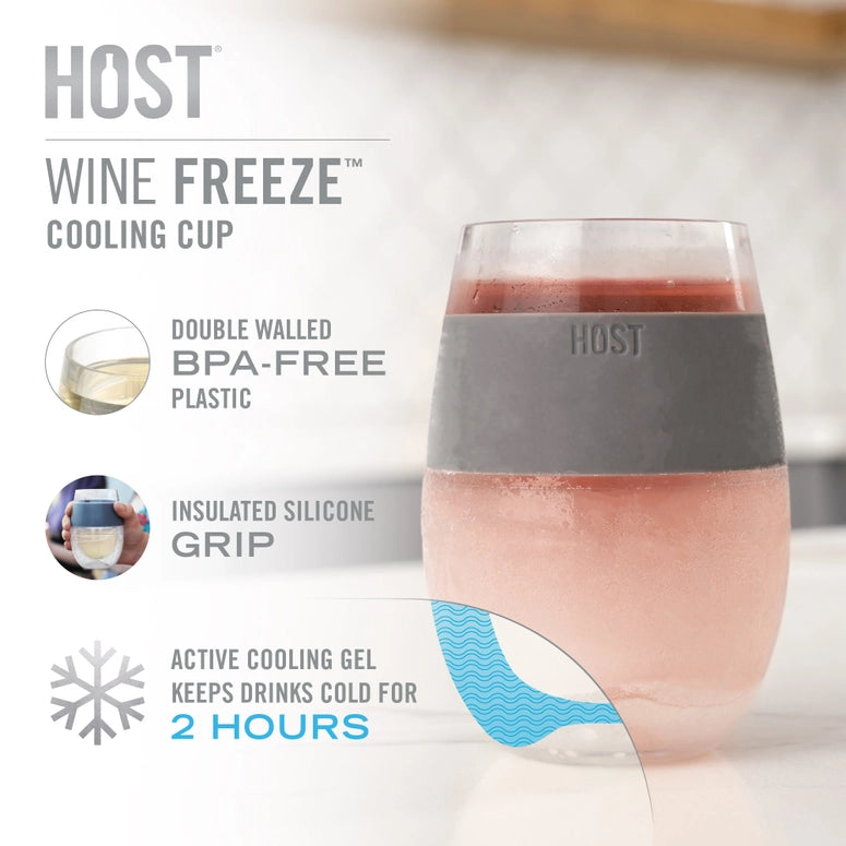 HOST Wine Freeze™ Insulated Cooling Cup in Translucent Green