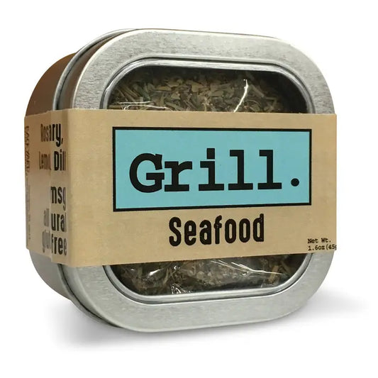 Backyard Safari Spice Co. Seafood Grilling Herbs Tin