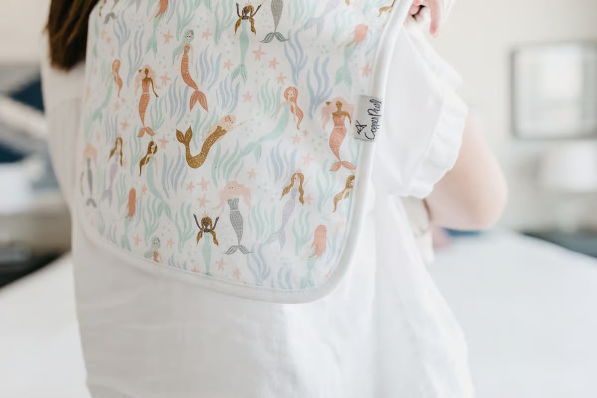 Copper Pearl Coral Burp Cloth Set (3-Pack)