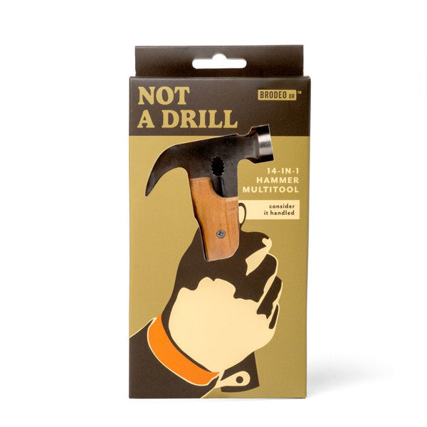 Brodeo Drive Not a Drill 14-in-1 Hammer Multitool