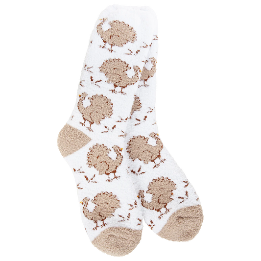 World's Softest Socks Thanksgiving Cozy Crew-Turkey Trot