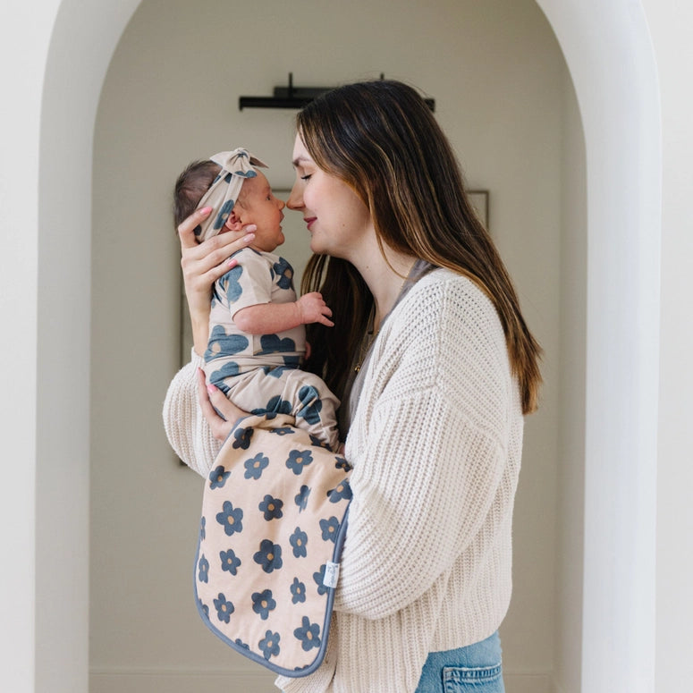 Copper Pearl Premium Burp Cloths - Gemma in Tan