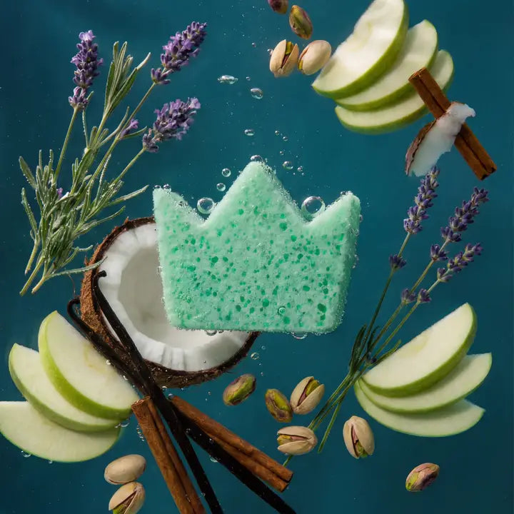 Spongelle Pistachio Parade Nutcracker Holiday Body Buffer