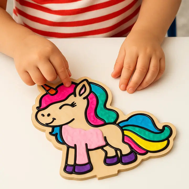 Splat Planet Unicorn Clay Colouring Kit