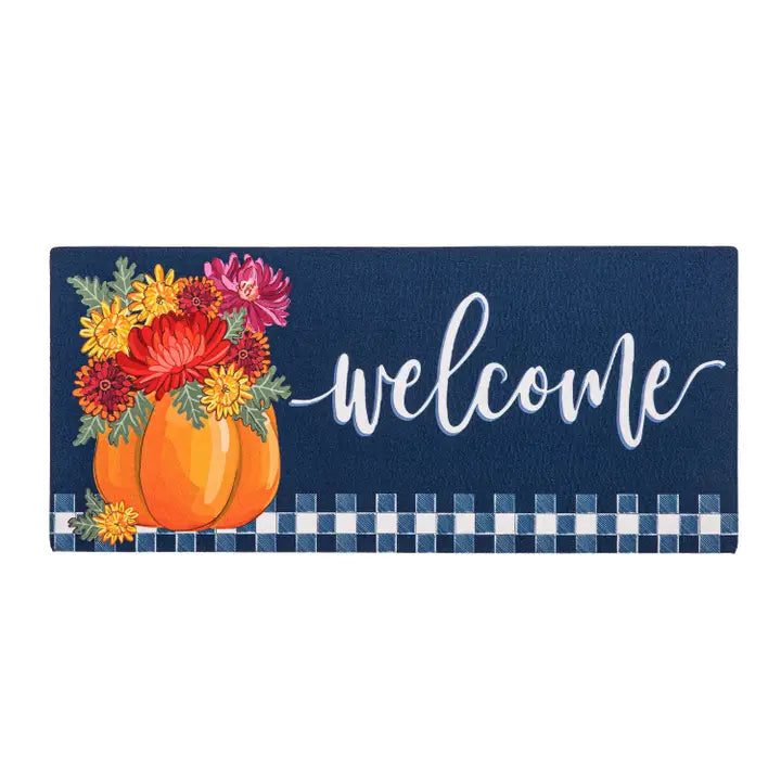 Evergreen Enterprises Mums and Pumpkin Sassafras Switch Mat