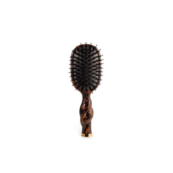 Teleties Mini Boar Bristle Hair Brush - Tortoise