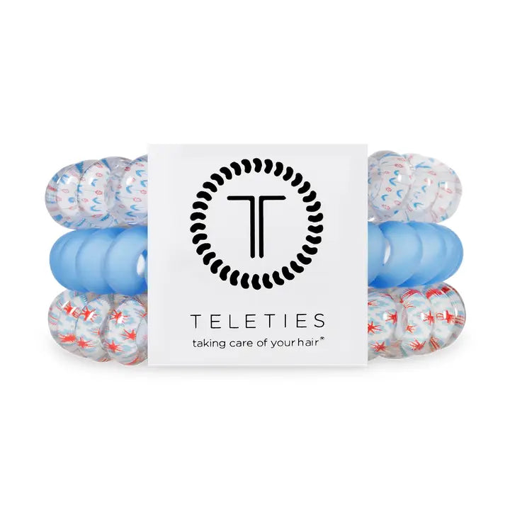 Teleties Sweet Liberty Large Hair Ties