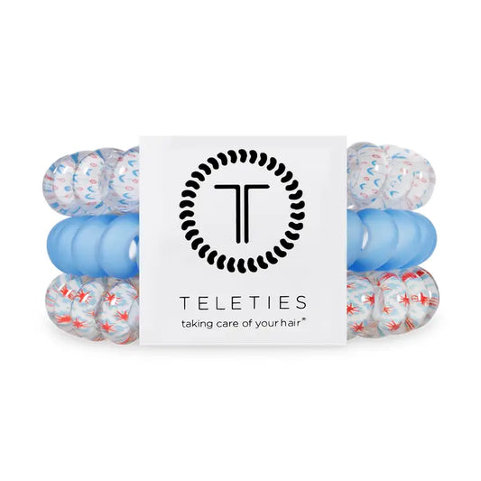 Teleties Sweet Liberty Large Hair Ties