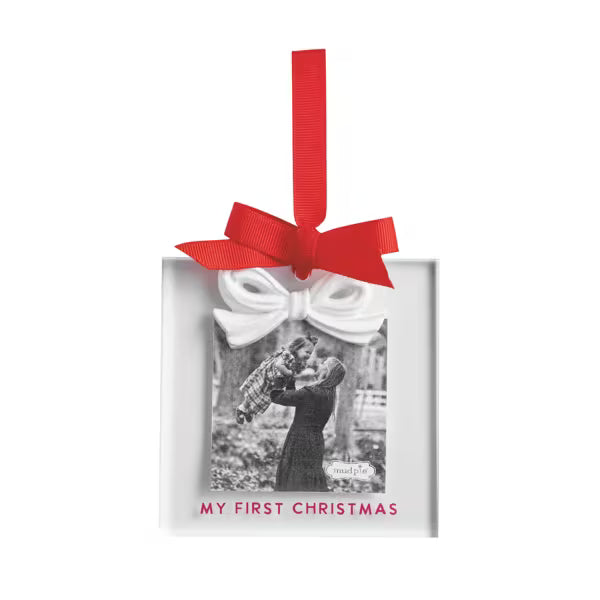 MUD PIE MY FIRST CHRISTMAS FRAME ORNAMENT
