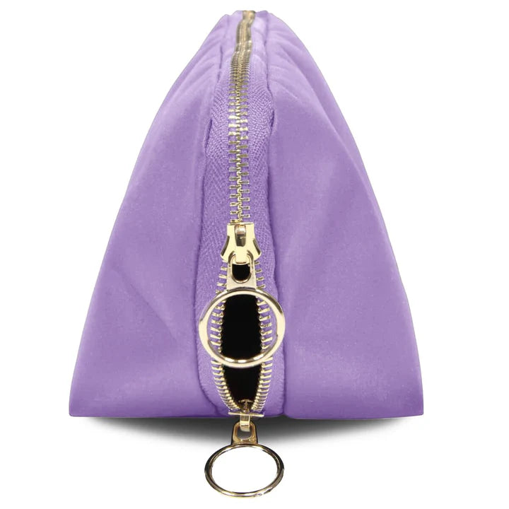 Kusshi Spring Bloom Vacationer- Lavender Fabric with Rosebud Interior