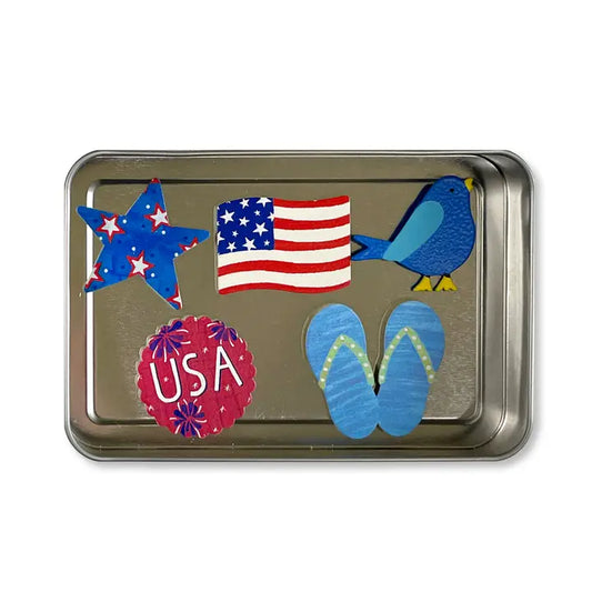 Roeda Studio Patriotic Summer Magnet Gift Set