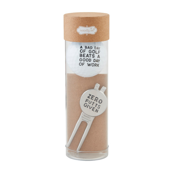 MUD PIE GOLF BALL & MARKER SET