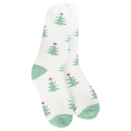 World's Softest Socks Holiday Cozy Crew-Holiday Forest