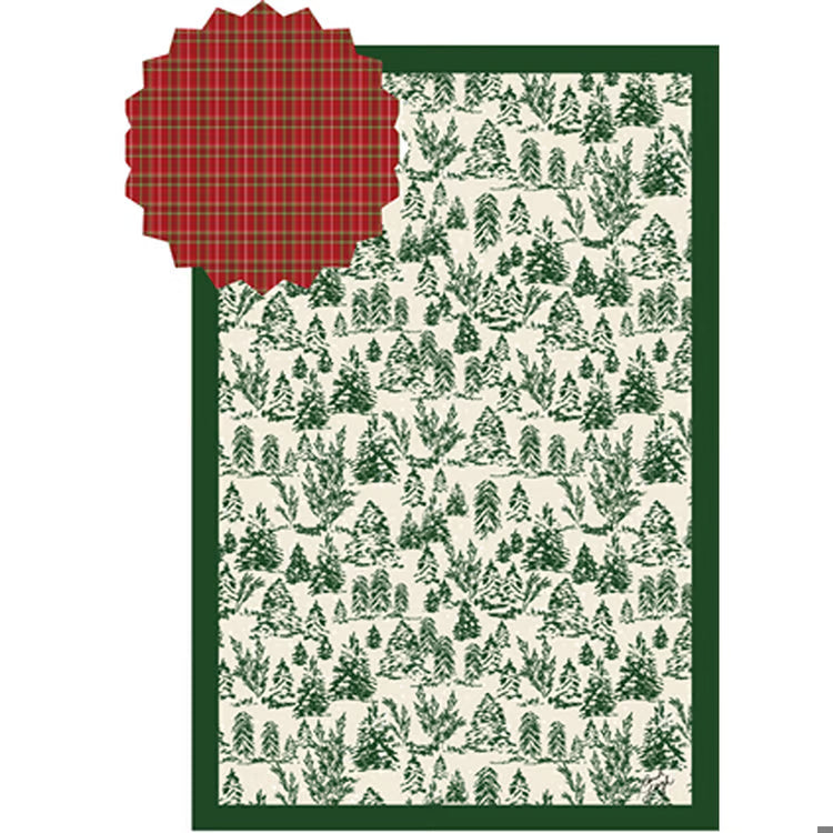 KEVA Winter Forest Double Sided Tea Towel