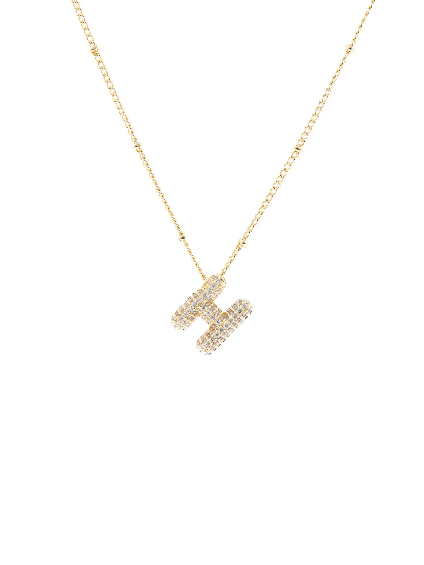 Michelle McDowell Chloe Luxe Initial Necklace-H