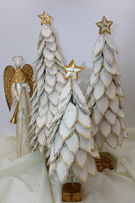 Trade Cie White Coconut Trees on Gold Base