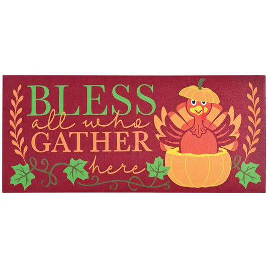 Dicksons Doormat Insert Bless All Who Gather