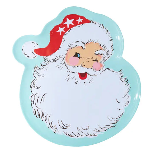 Sophistiplate Vintage Santa Melamine Serving Platter
