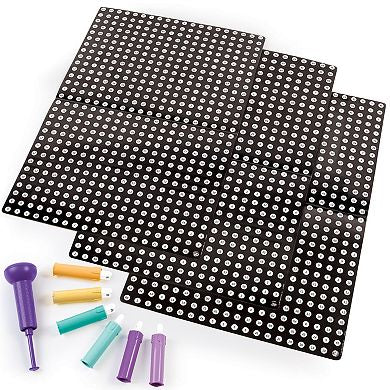 Make It Real: Disney Stamp To Reveal - Jasmine, Belle, Rapunzel Storybook DIY 3 Princess Dot Posters