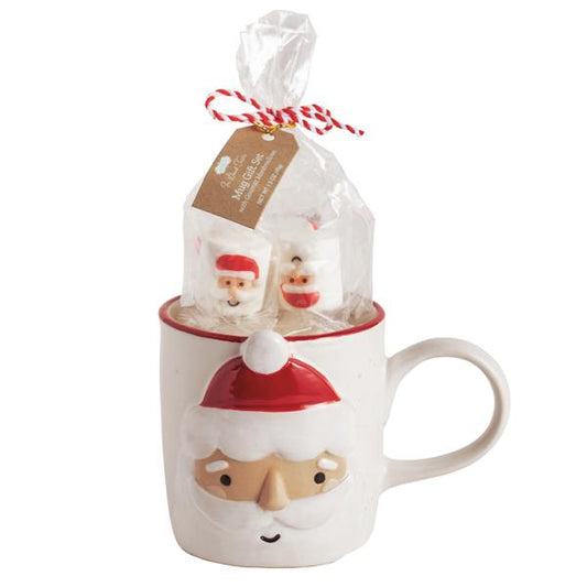 MUD PIE SANTA MUG SET