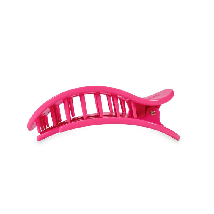 Teleties Flat Round Hair Clip | Medium | Tropical Punch
