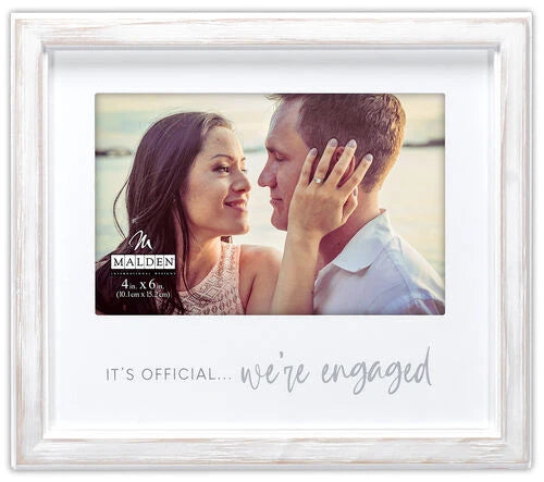 WE'RE ENGAGED! 4X6 FRAME