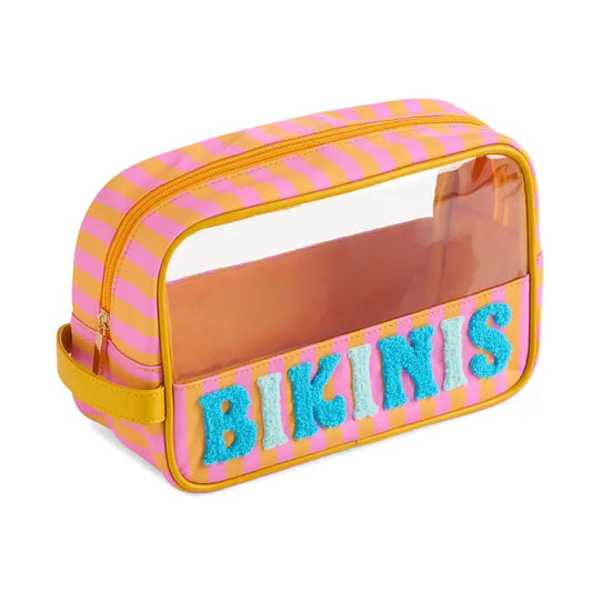 Shiraleah “Bikinis” Zip Pouch, Orange