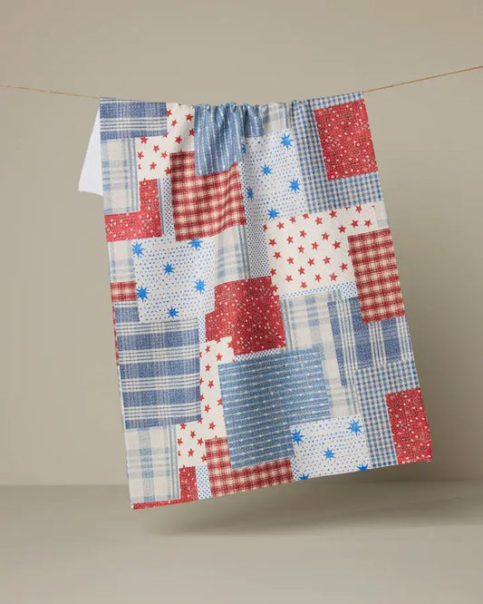 Geometry Stars and Stitches Tea Towel