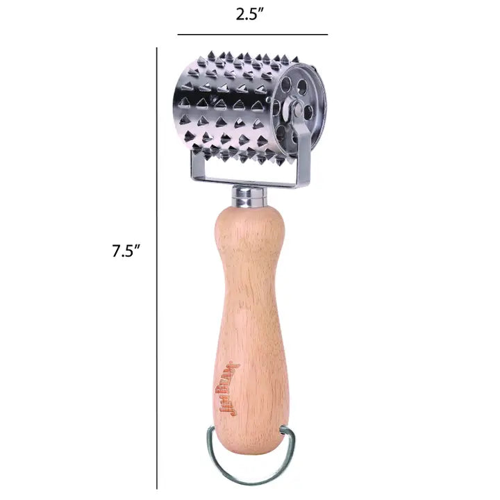 Jim Beam Rolling Stainless Steel Meat Tenderizer
