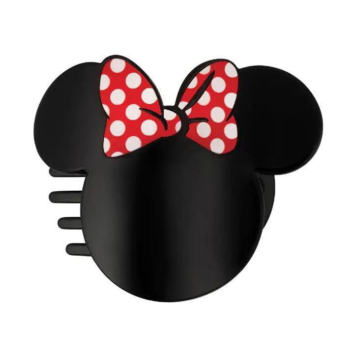 Teleties Disney: Minnie Mouse Shaped | Small | Flat Hair Clip