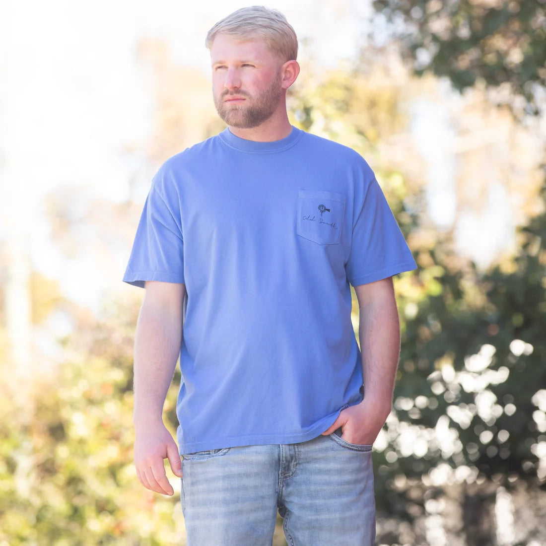 Old South Wobbly Duck - Short Sleeve-MYSTIC BLUE